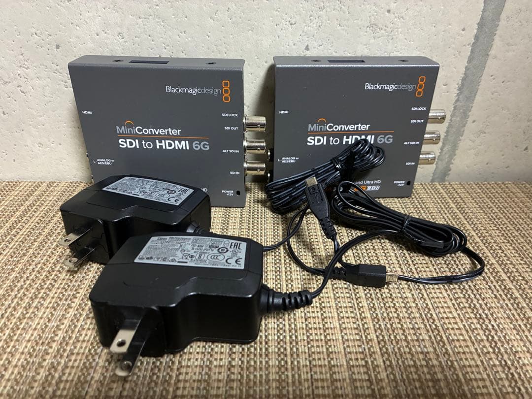 期間限定価格 MiniConverter SDI to HDMI 6G 2台