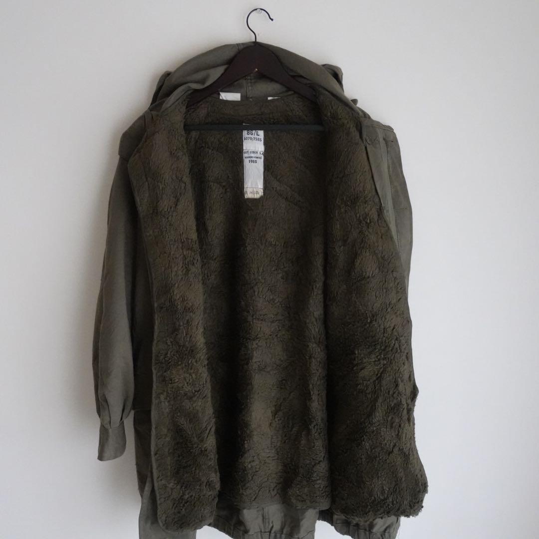 【フルセット】80s フランス軍　M-64 フィールドパーカー　モッズコート