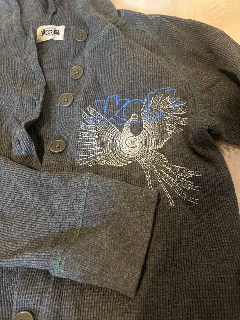 【office kiko】火の鳥 BUTTON-DOWN HOODIE