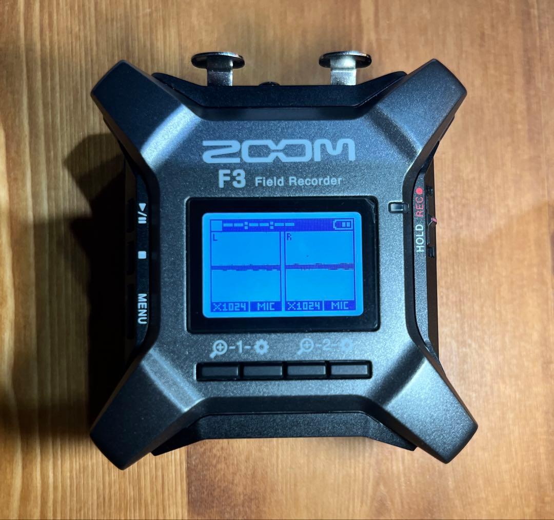 ZOOM F3 フィールドレコーダー　ほぼ未使用