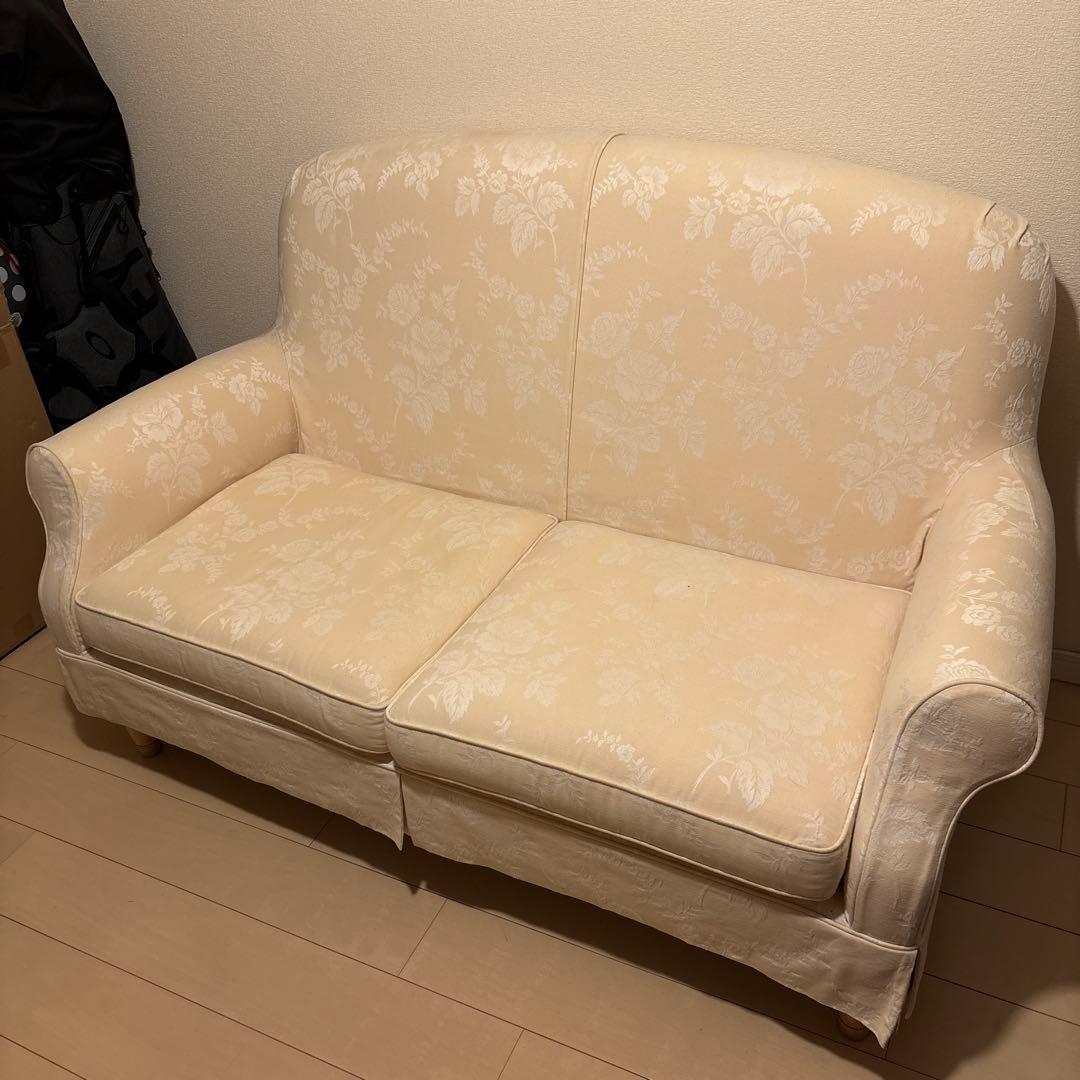 ローラアシュレイ　ソファ　2人がけ