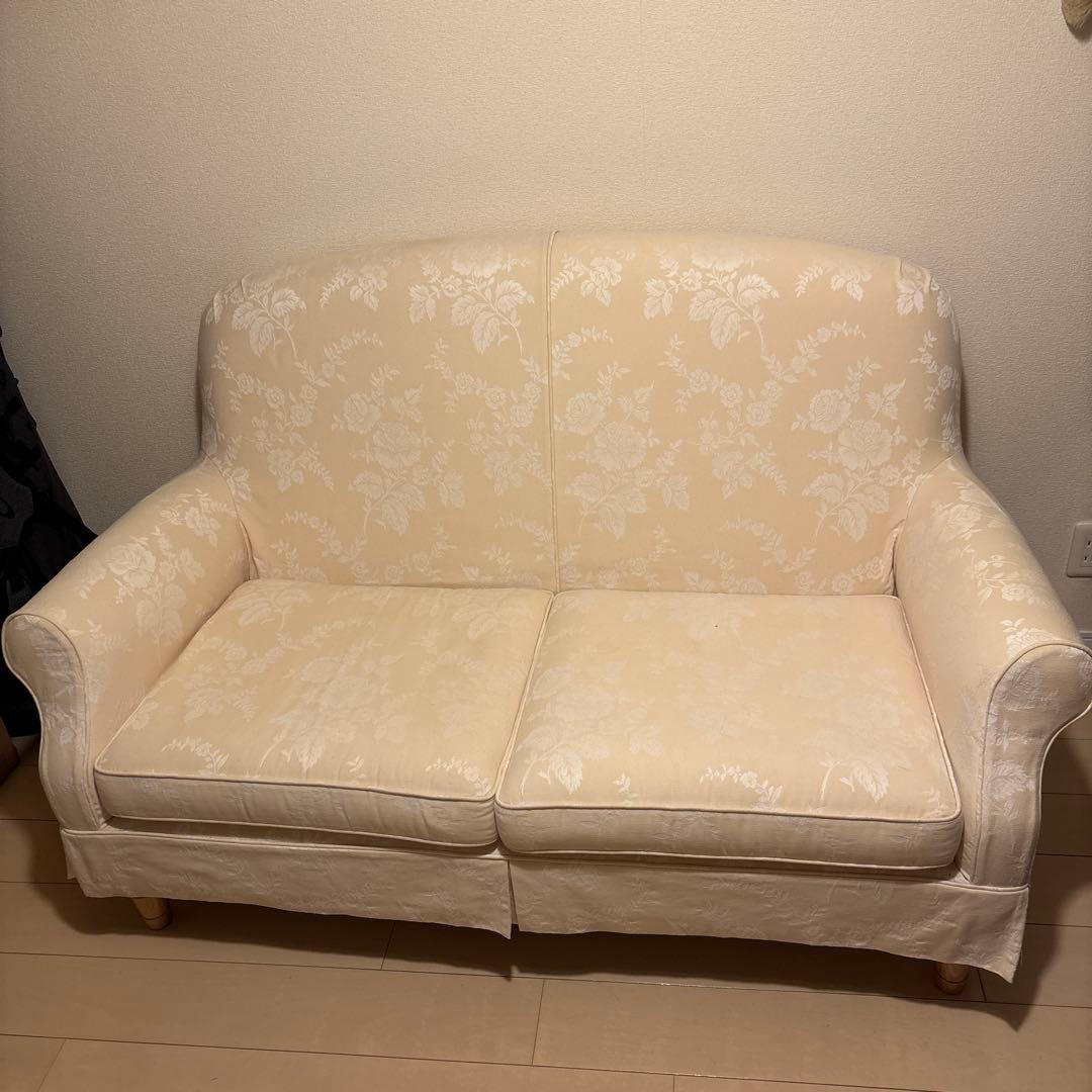ローラアシュレイ　ソファ　2人がけ