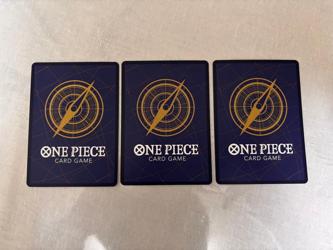 ワンピースカード　ゴムゴムの火拳銃　神避　実直拳骨　パラレル　3枚セット