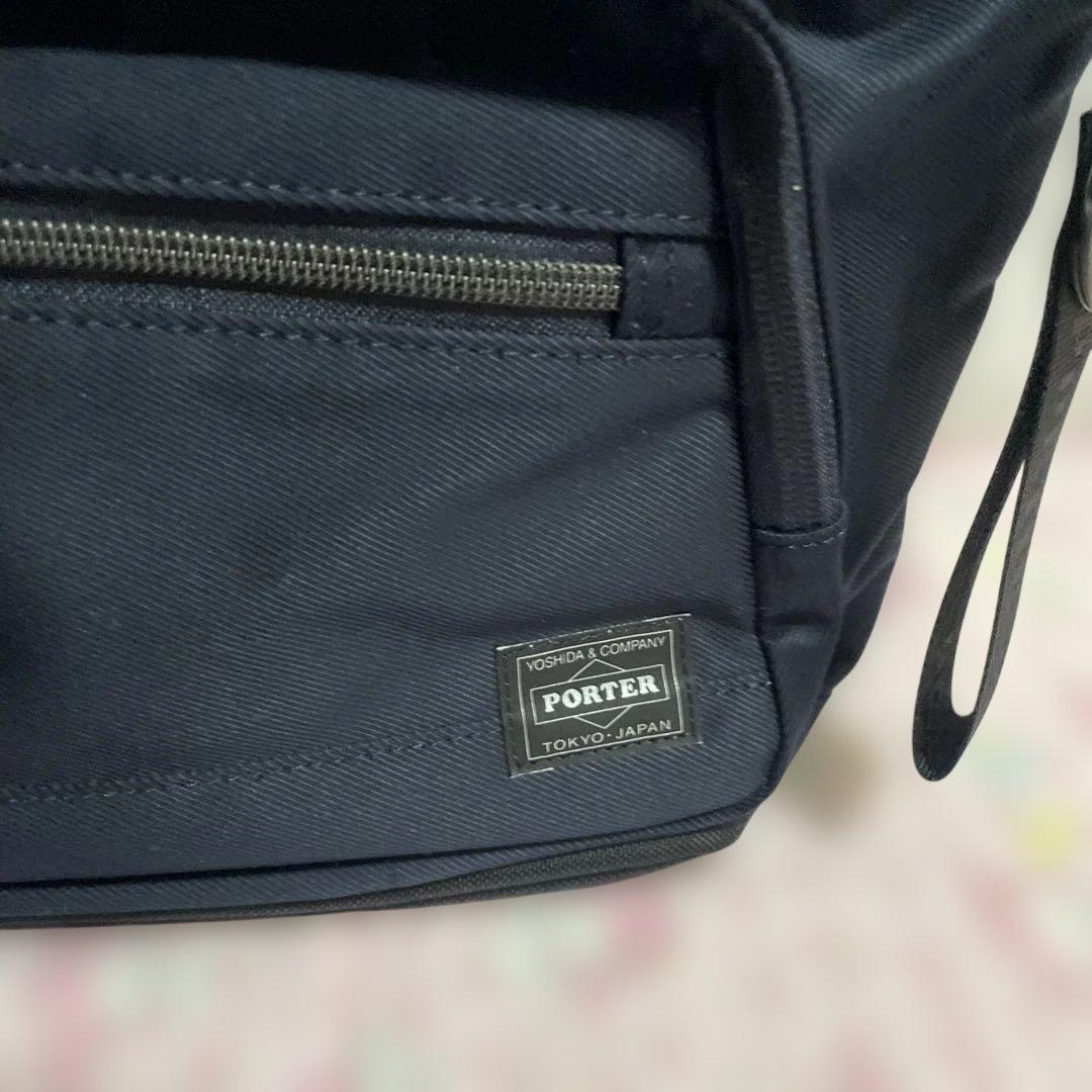 ☆美品☆ PORTER フラッシュ トートバッグ ネイビー