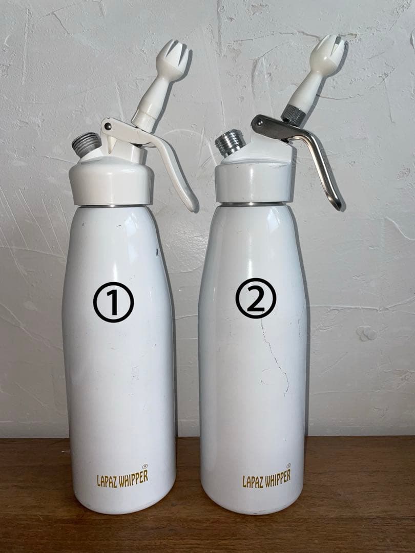 【2本】 LAPAZ WHIPPER ホイップディスペンサー 1200ml