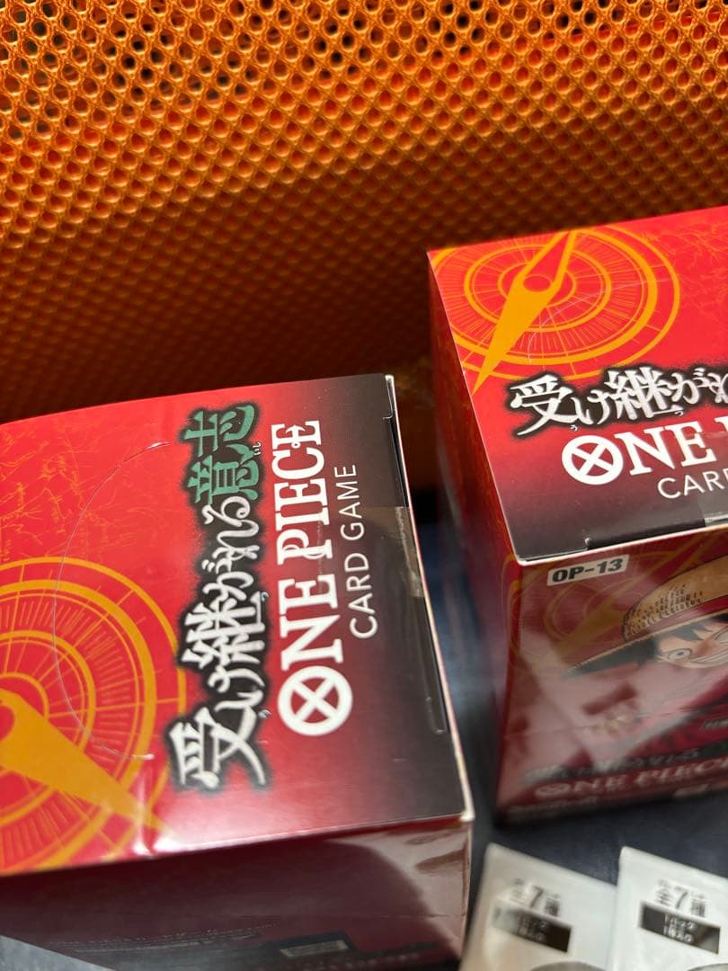 ワンピースカード 受け継がれる意志 2BOX【テープ付き】プロモ2枚付き