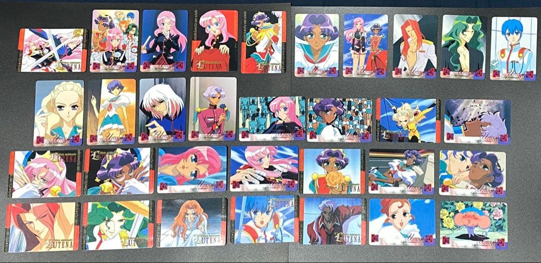 少女革命ウテナ カードダス アマダ 開封したばかりの美品カード 32枚セット