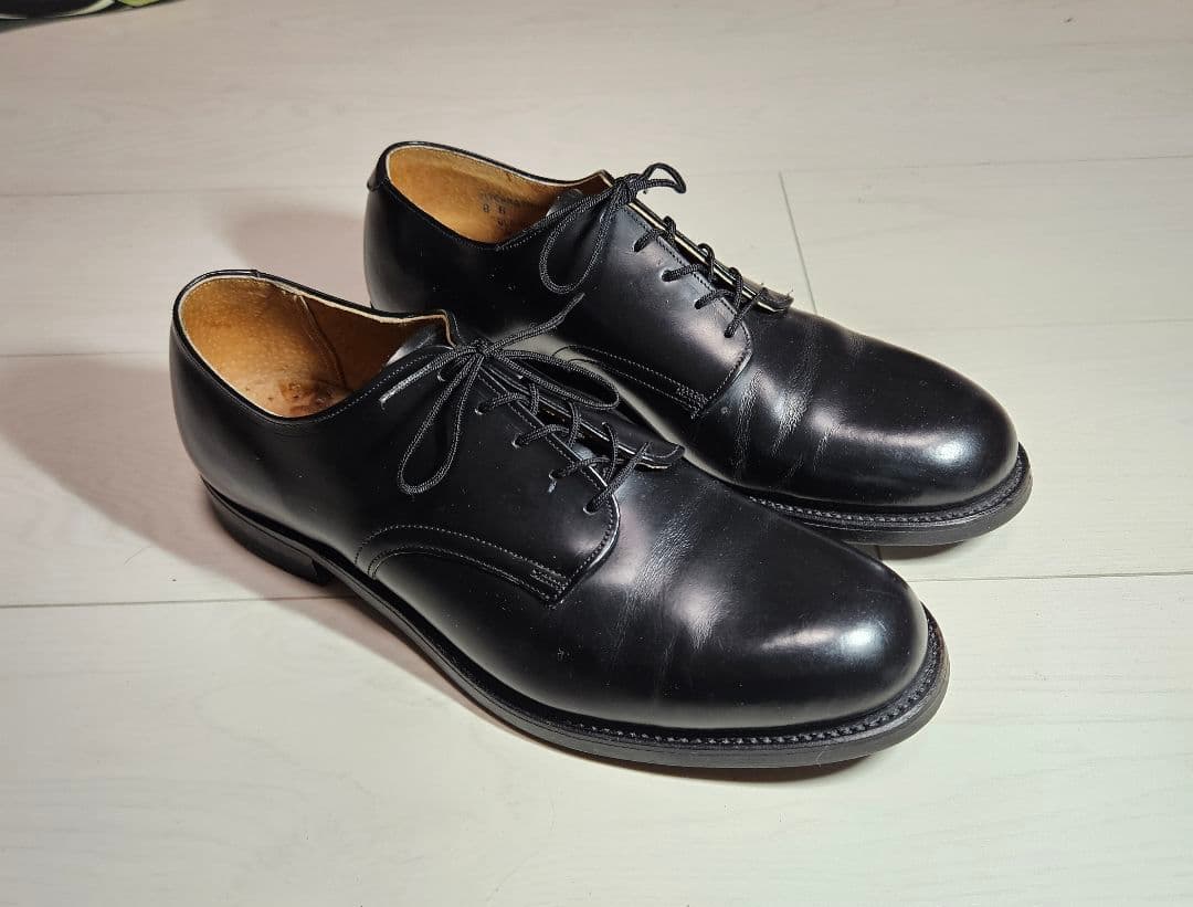 【極美品】80's US NAVY Service Shoes サービスシューズ