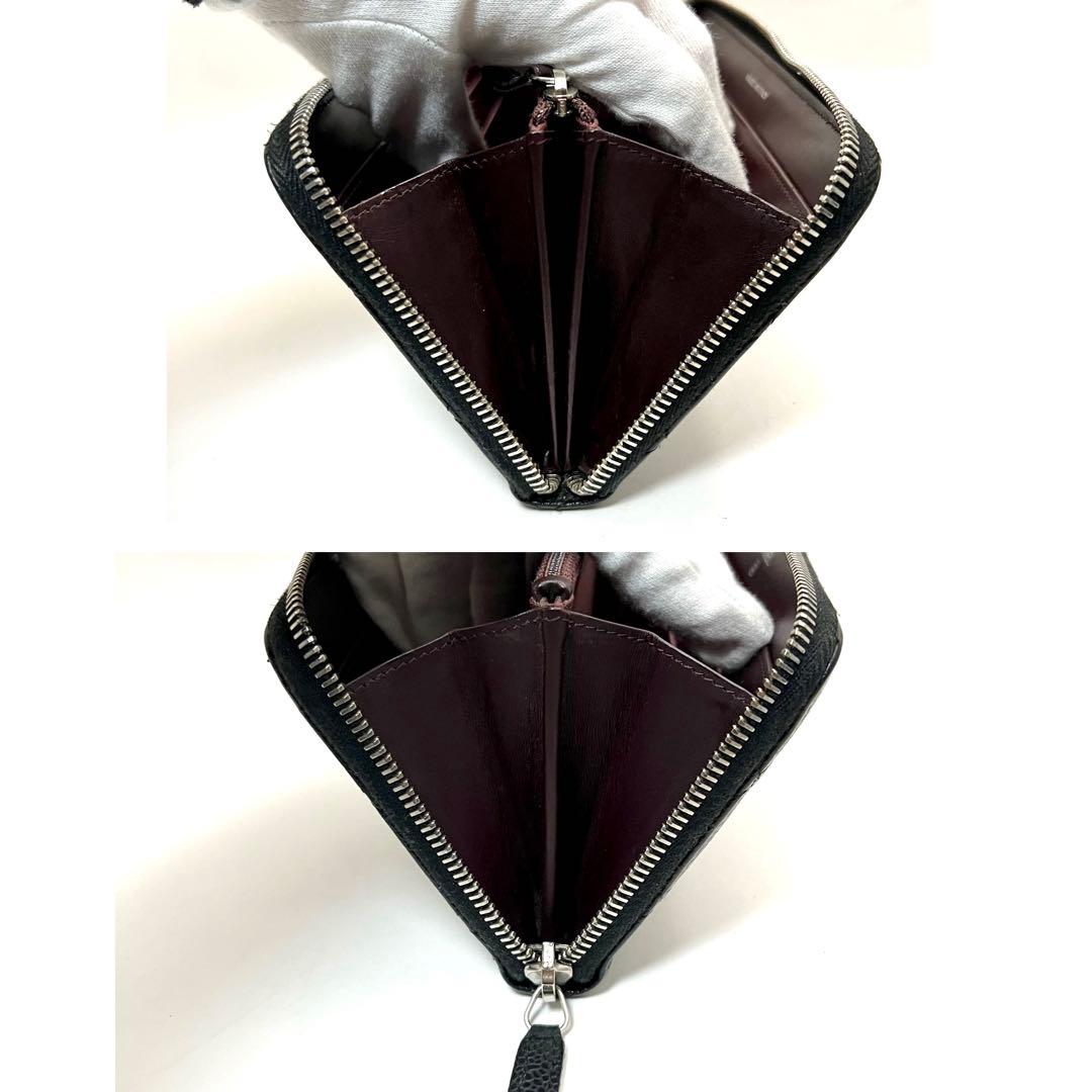 新品付属品完備！シャネル マトラッセ キャビアスキン 長財布 黒 ブラック