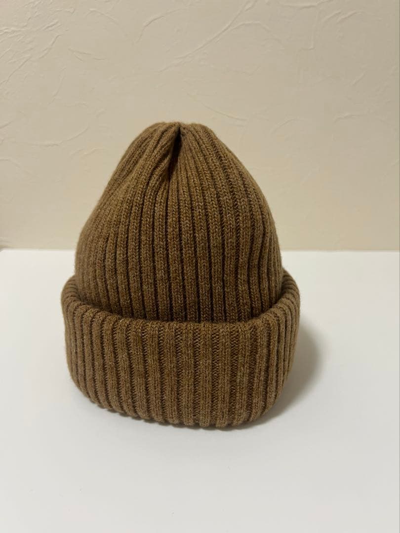【美品】BURBERRY バーバリー ニット帽 ウール ブラウン