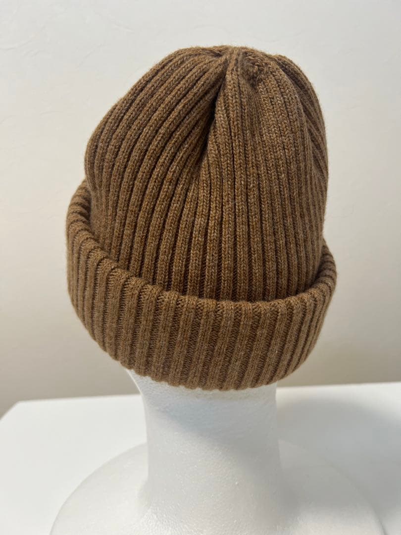 【美品】BURBERRY バーバリー ニット帽 ウール ブラウン
