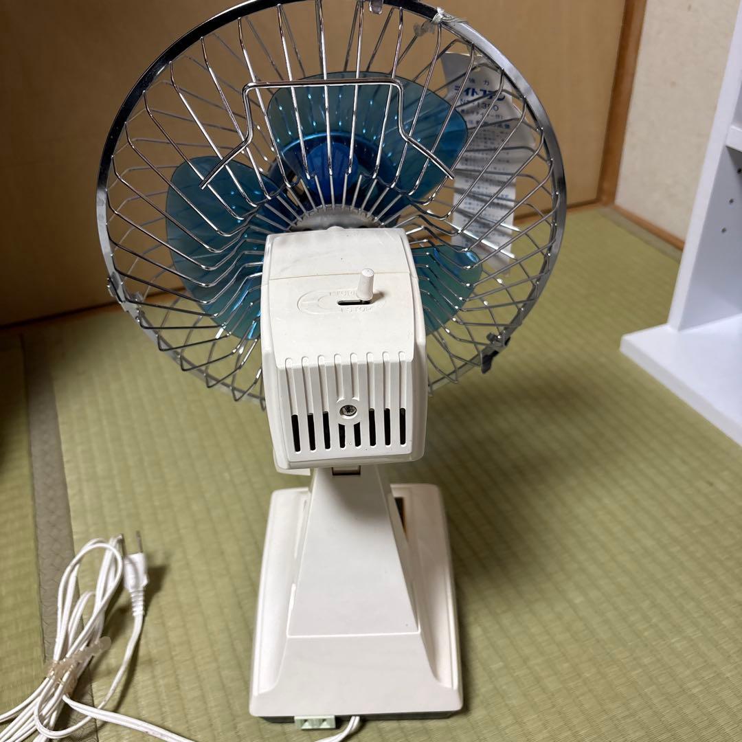 卓上扇風機 NF-350 青/白 タイマー付き