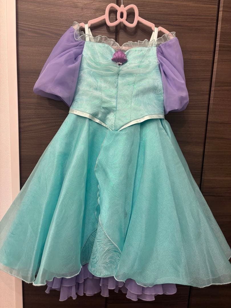 ディズニー♡ビビディバビディブティック公式♡アリエルドレス♡110美品♡
