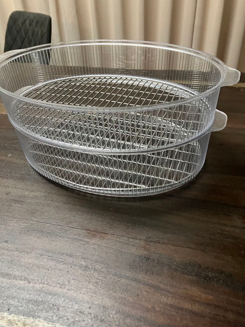 値下げ！蒸し器付！ブルーノクラッシィ＋オーバルホットプレートスチーマーセット