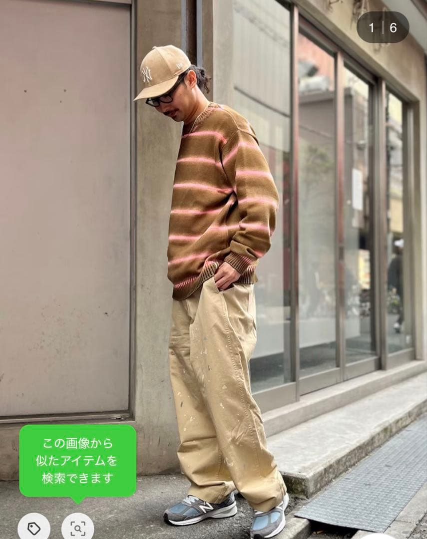 BOTT ボットニットgradation cotton sweater