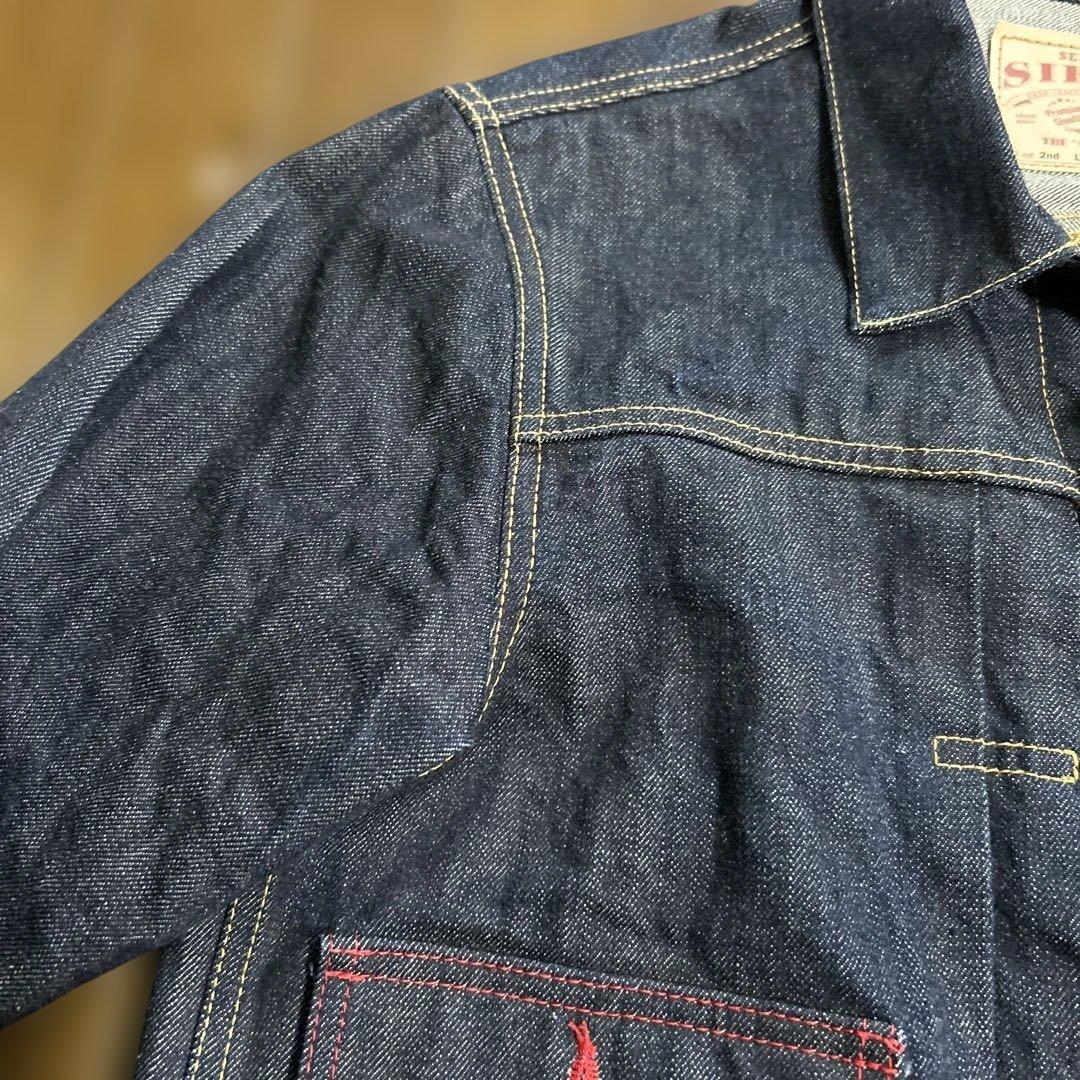 最終値下げ希少マルボロ限定 デニム工房 SIESTA 2ndタイプ赤耳 L