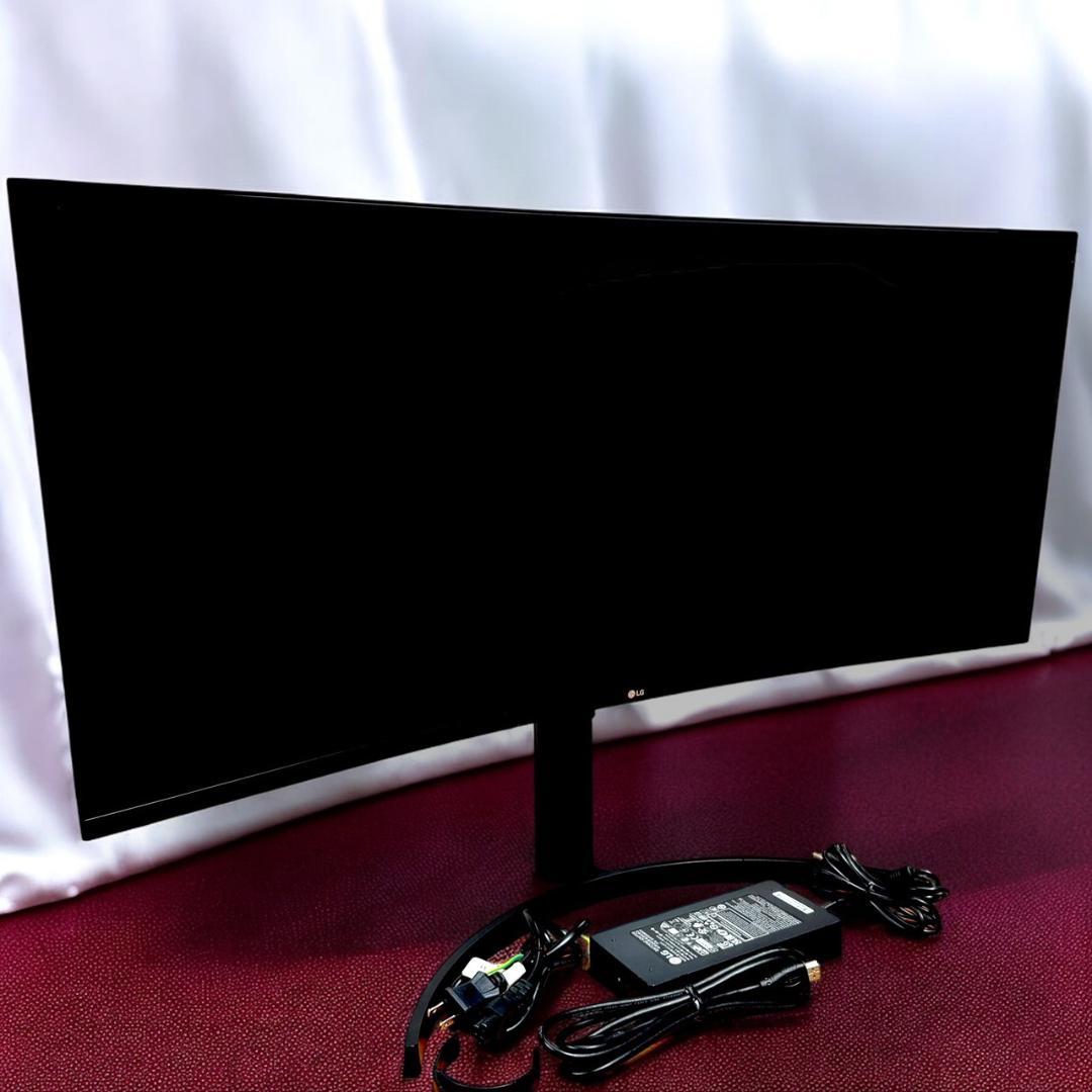 ☆極美品 LG 35WN75C B 湾曲 モニター ディスプレイ 35インチ