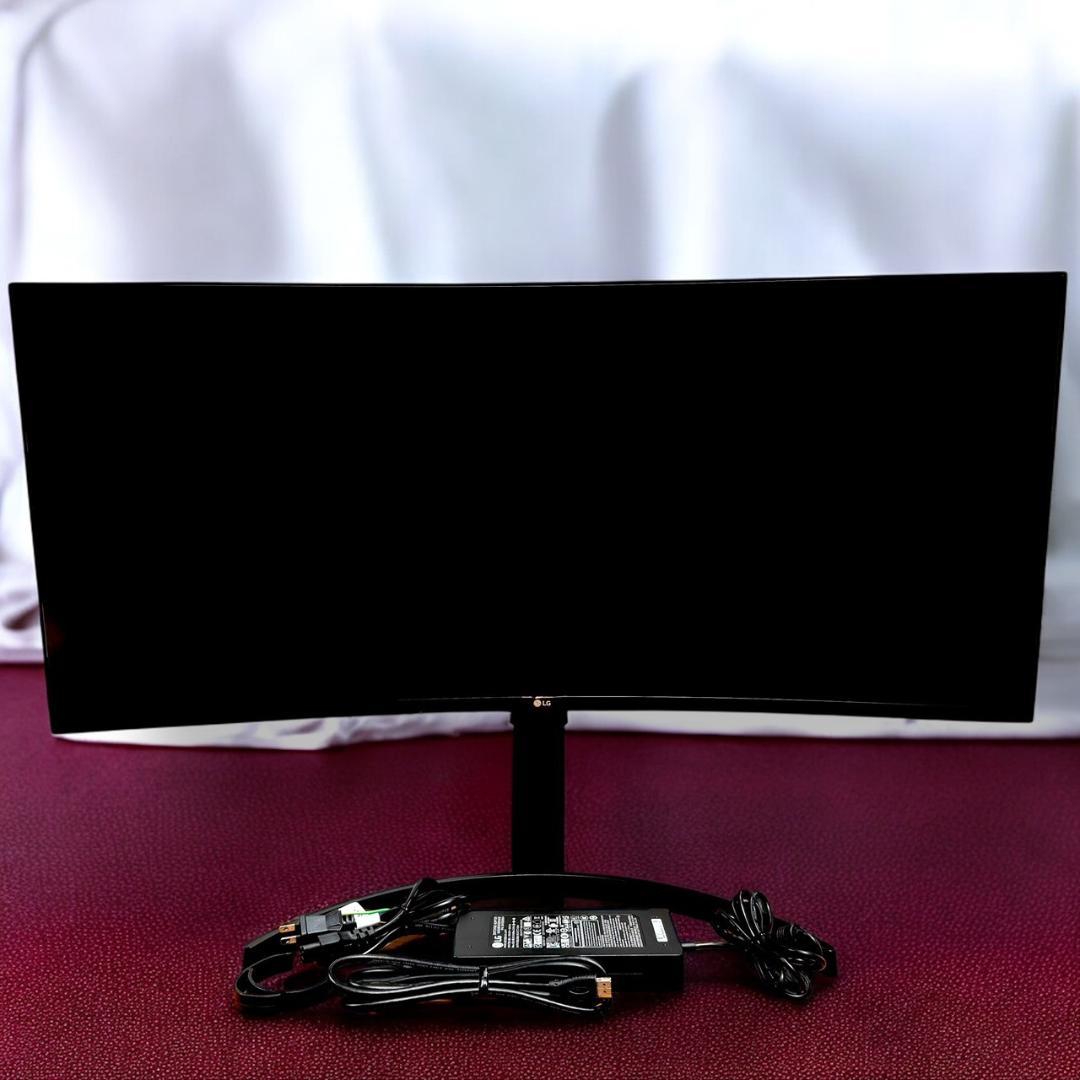 ☆極美品 LG 35WN75C B 湾曲 モニター ディスプレイ 35インチ