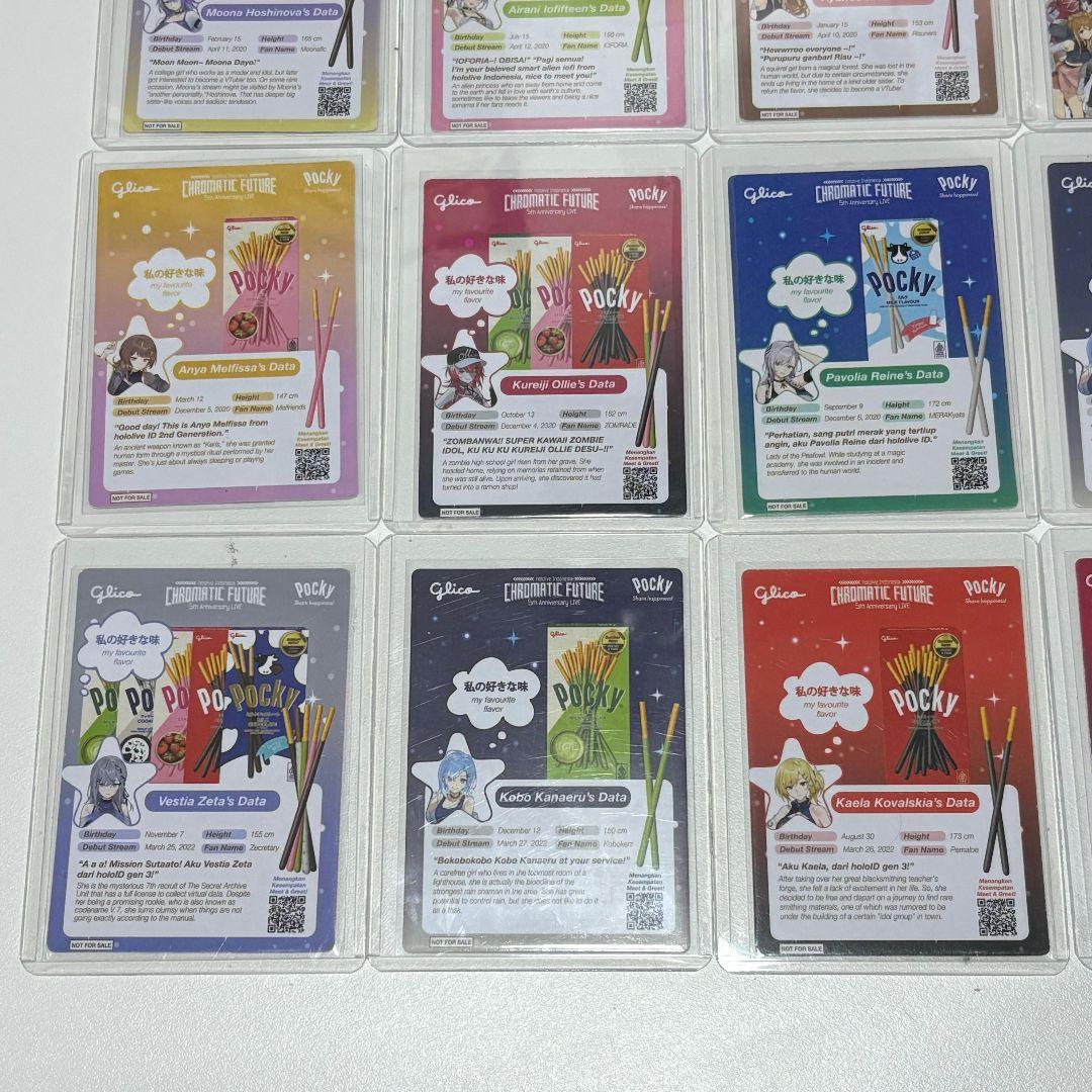 ホロライブ インドネシア ポッキーコレクションカード フルセット (12)