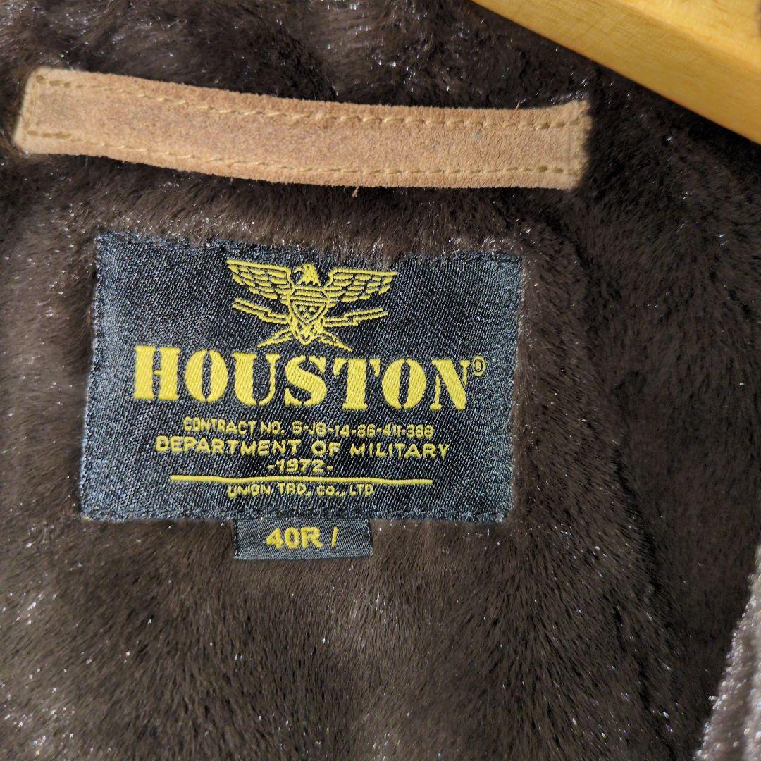 ヒューストン　n1 デッキジャケット　スエードレザー
