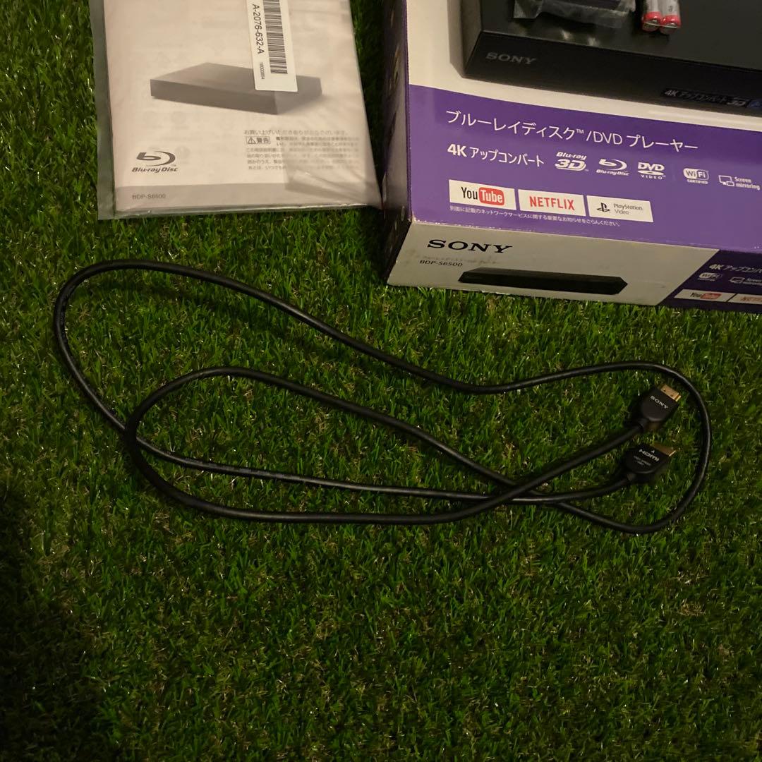 SONY 美品　ブルーレイディスク/4Kアップコンバート　BDP-S6500