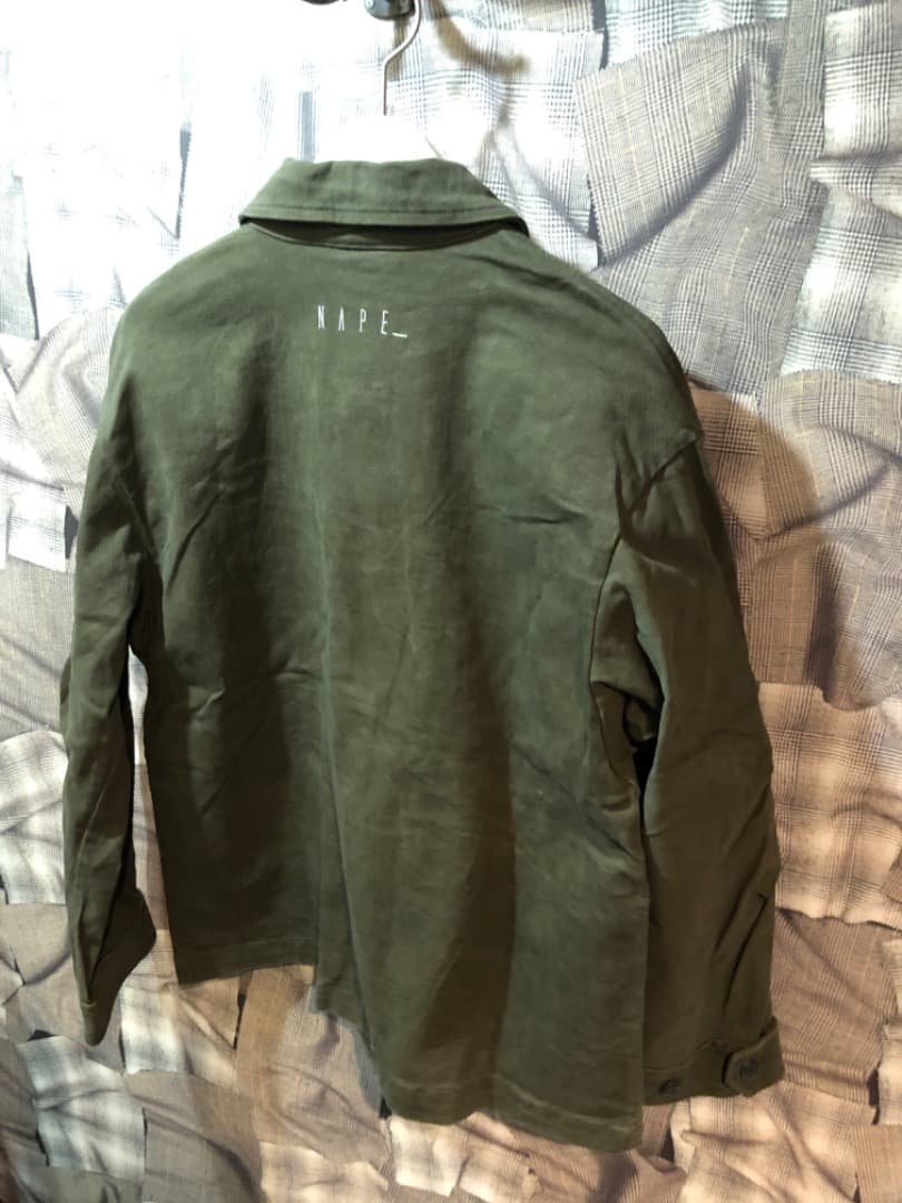 NAPE_ ネイプ ミリタリージャケット ダークオリーブ ３ FK
