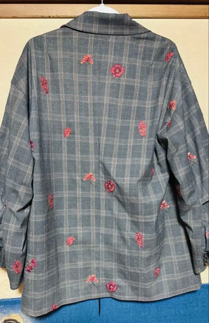 AMERI CHECK FLOWER PAPA JACKET ジャケット 新品