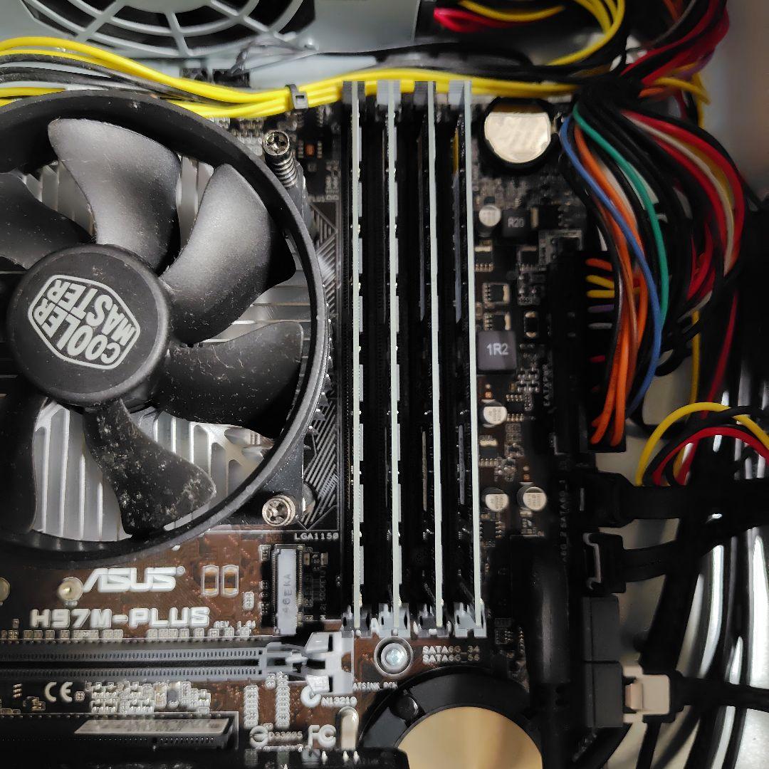 ASUS H97M-PLUS Win10 自作 CPU Mem SSD HDD