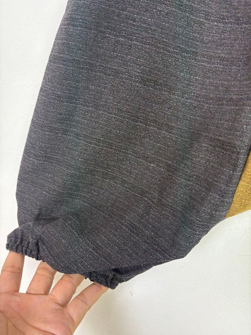 【新品】コットンサルエルパンツ　タイパンツ　サイドポケット　ブラウン　F840