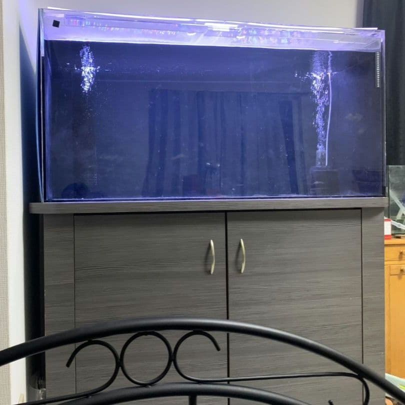 アクリル1200オーバーフロー水槽セット 4面ブラック