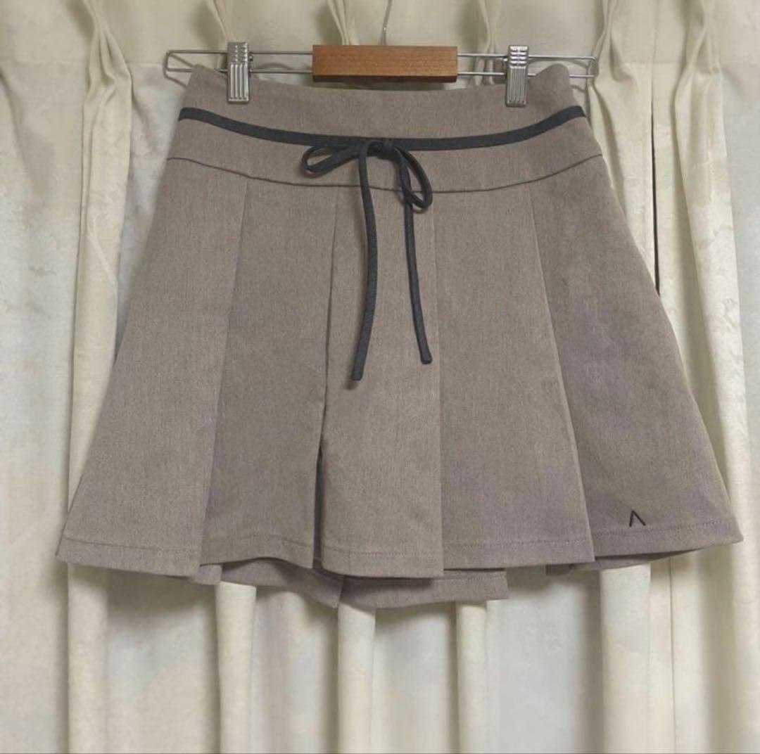アンドマリー andmary Rain pleats mini skirt