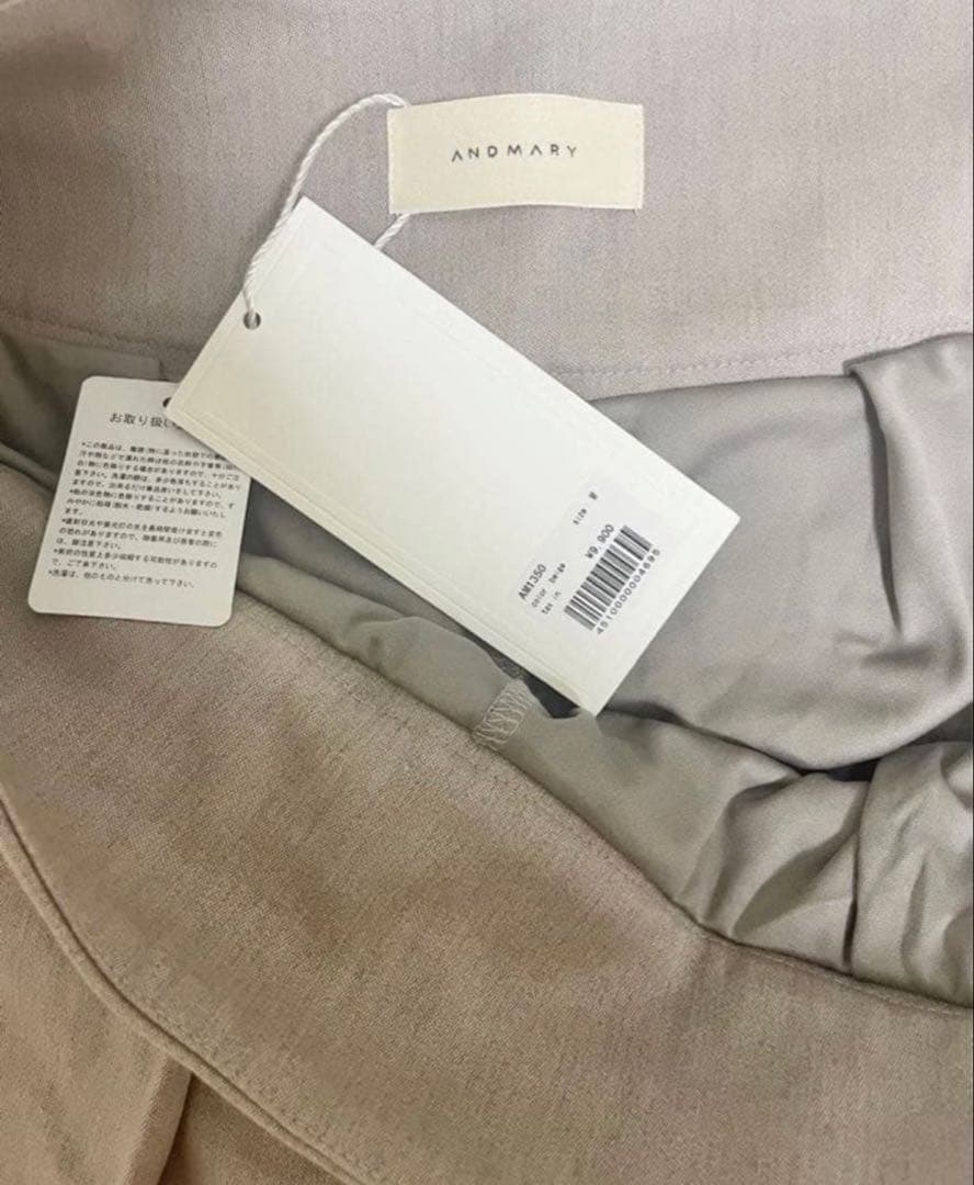 アンドマリー andmary Rain pleats mini skirt