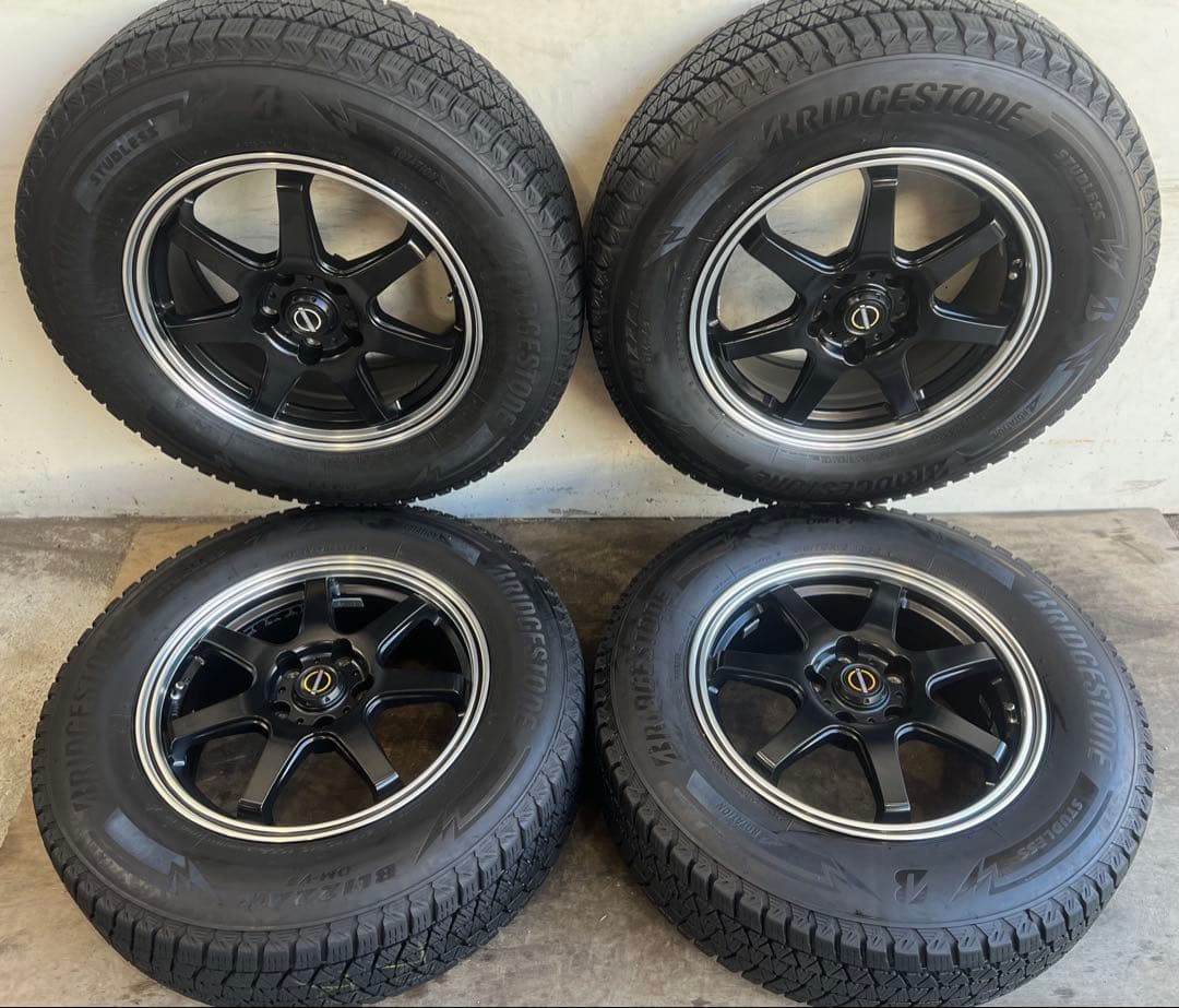 送料込み215/70R16 アルミホイールタイヤ　デリカD:5 4本セット