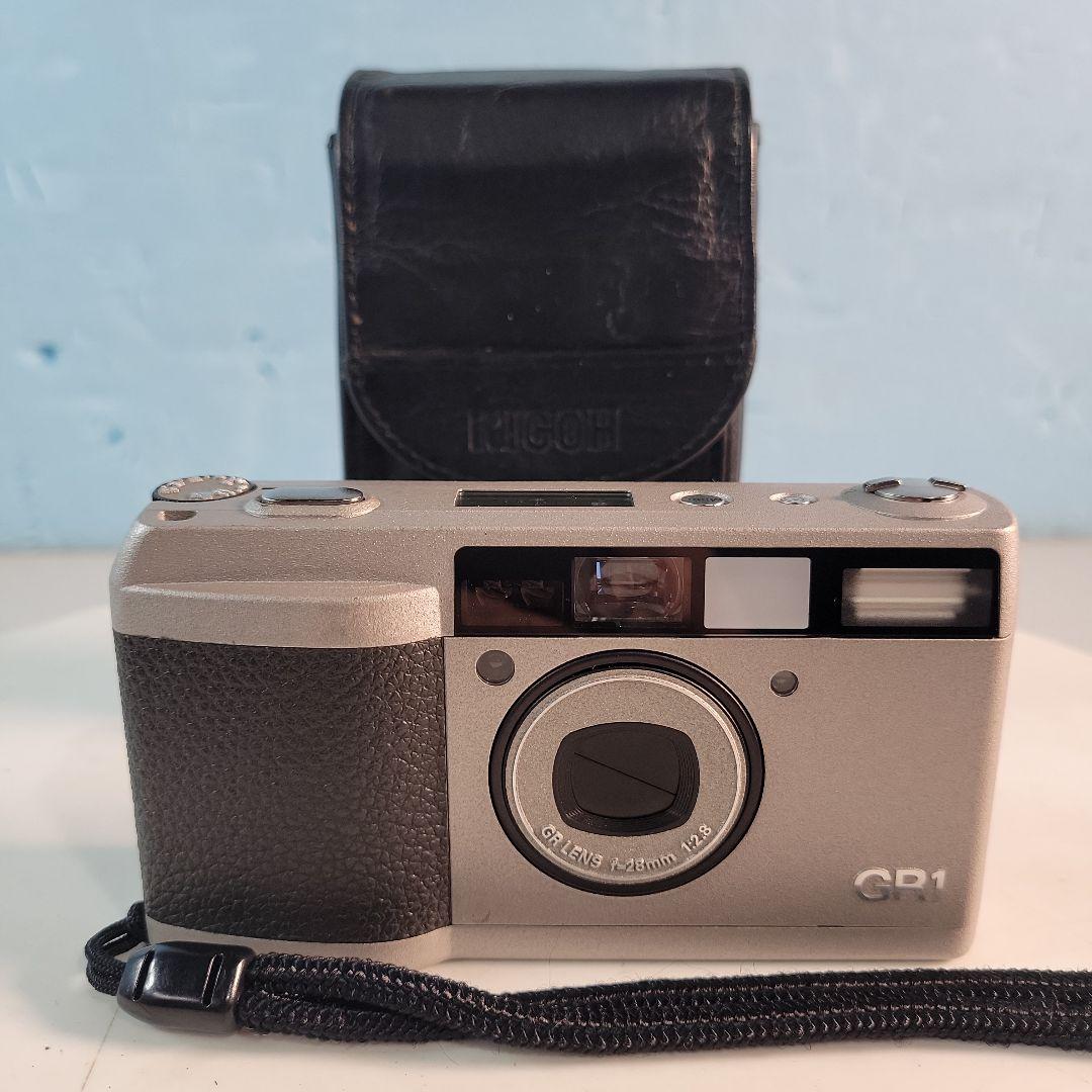 RICOH GR1 コンパクト フィルム カメラ シルバー当時物