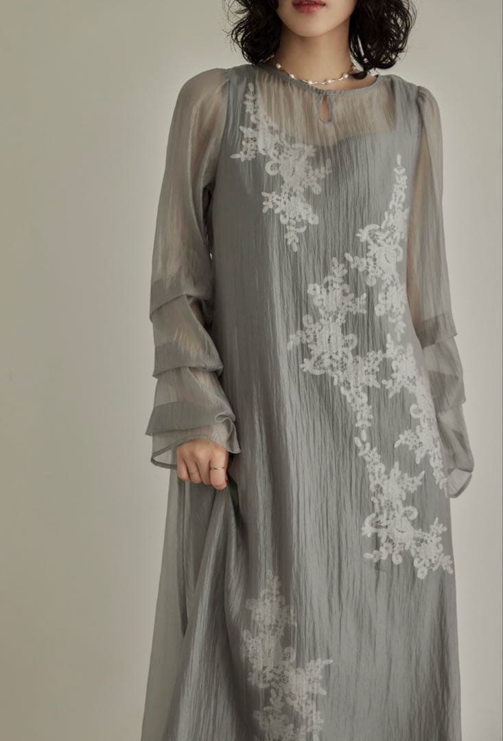 ＊美品＊ le'rure シアーaラインワンピース