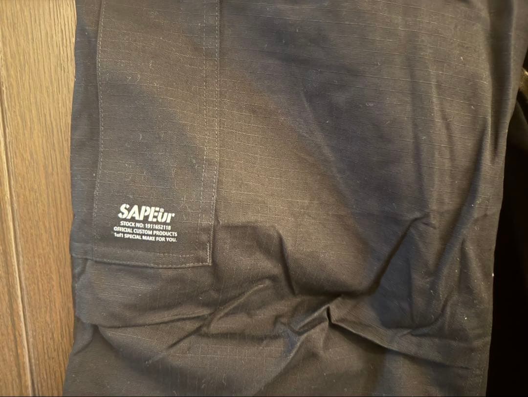 SAPEur ■M-65 CARGO PANTSブラック カーゴパンツ　M