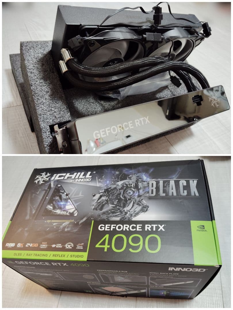 【水冷】INNO3D RTX　4090 ichill black イノスGPU