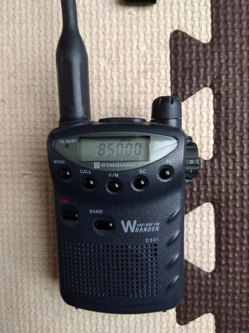イヤホンマイク・スピーカー付きスタンダード　C501受信改造済（現状）