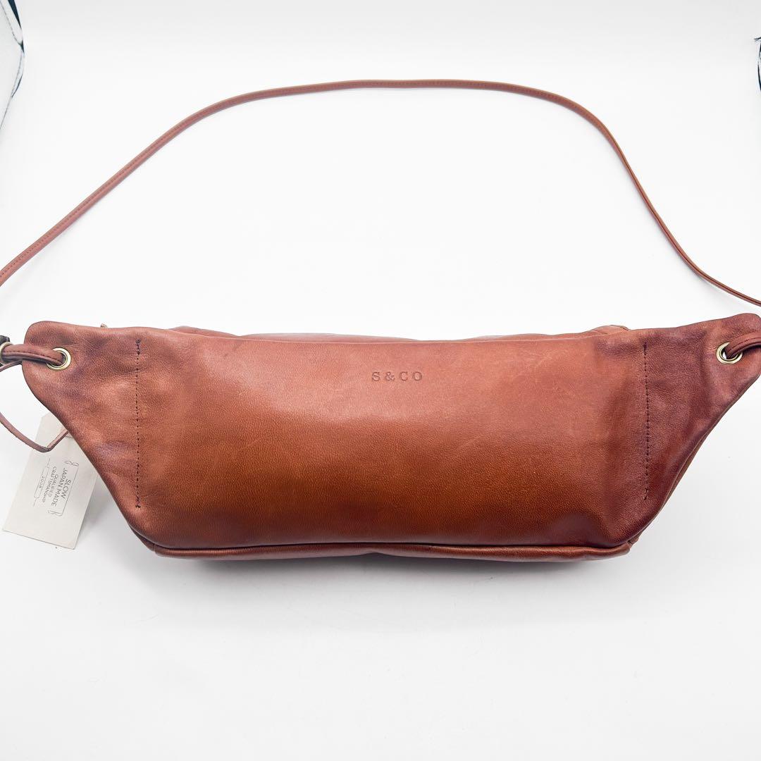 【未使用】 スロウ ファニーパック ショルダーバッグ 馬革 ホースピット メンズ