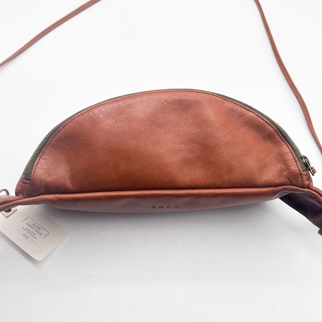 【未使用】 スロウ ファニーパック ショルダーバッグ 馬革 ホースピット メンズ