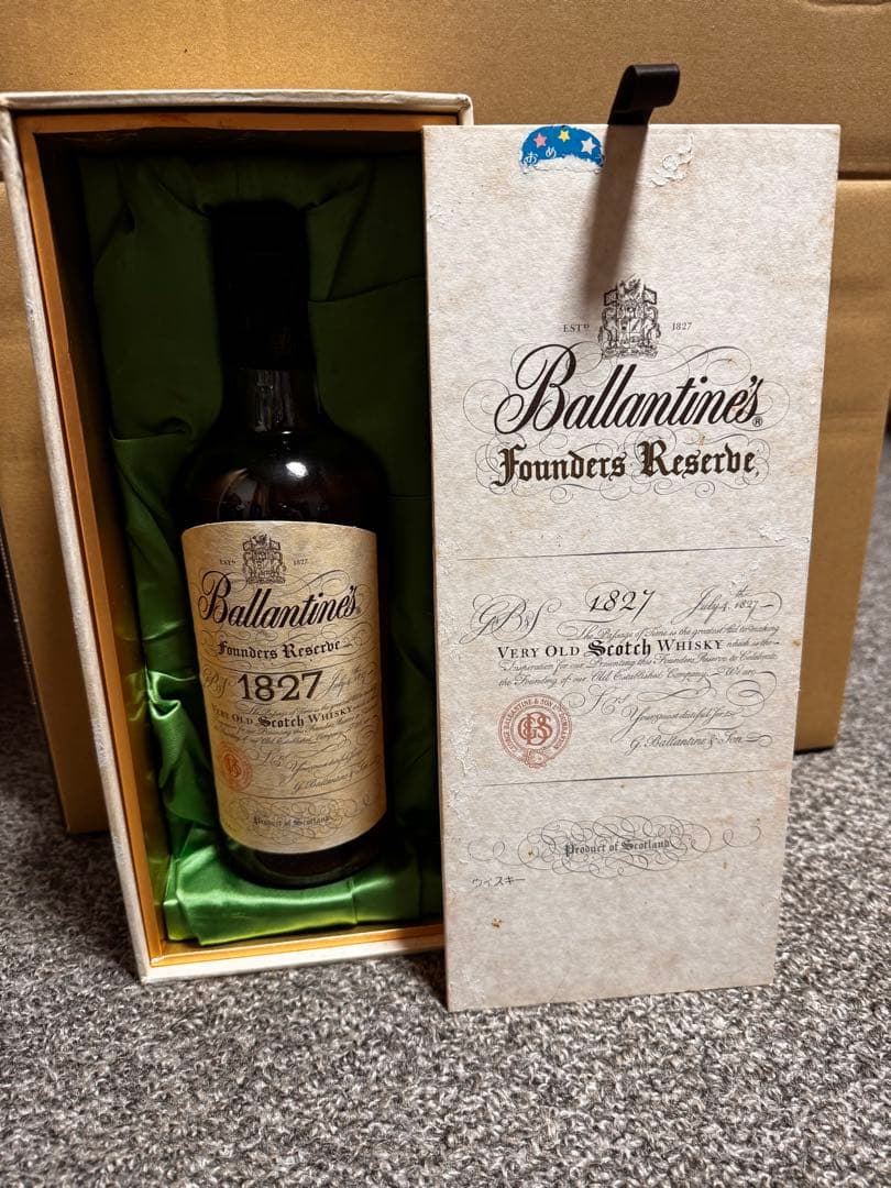 旧ボトル・終売　バランタイン1827 750mlアルコール分43%