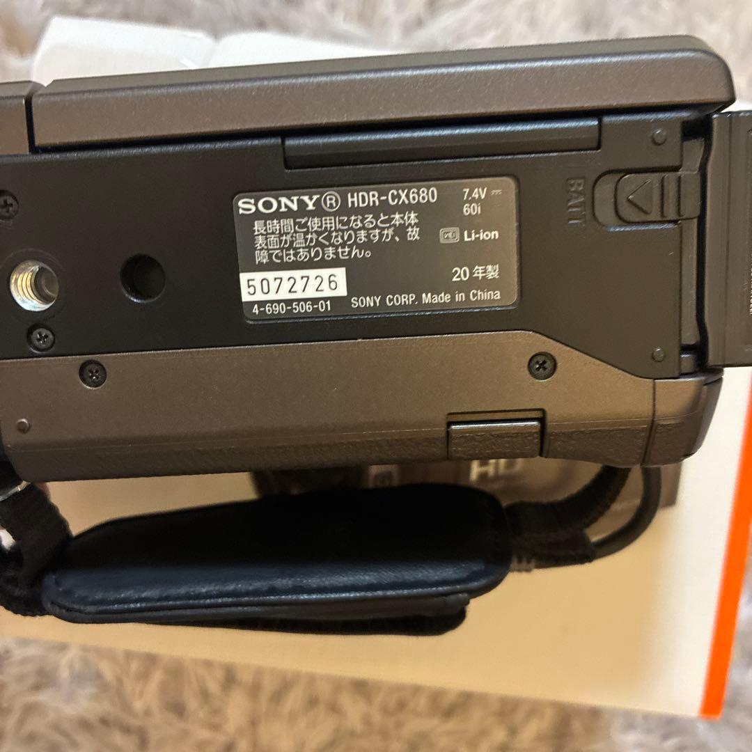 超美品　SONY HDR-CX680 ビデオカメラ