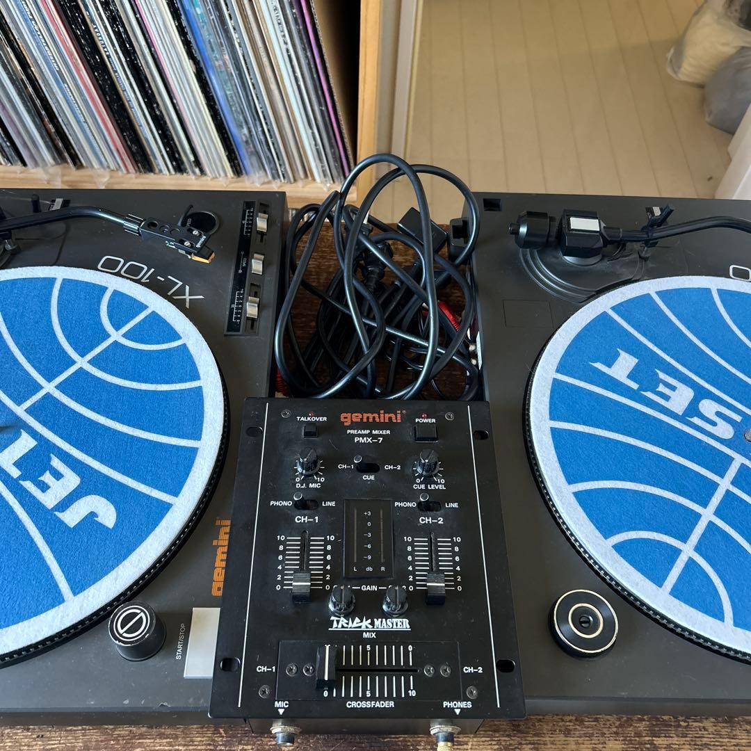 gemini ターンテーブル　ミキサー　セット