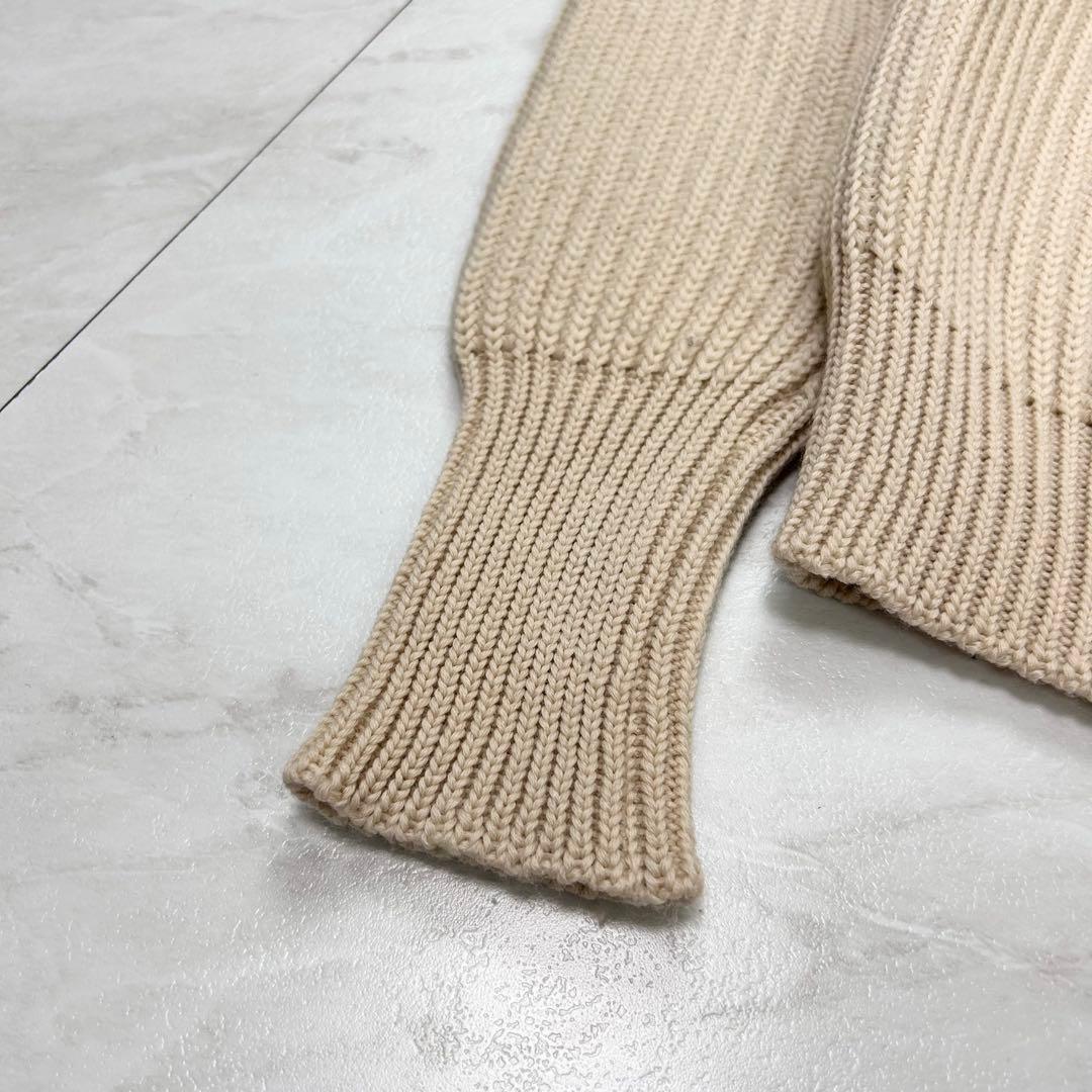 美品 ヴィズヴィム VISVIM クルーネック ニット セーター アイボリー