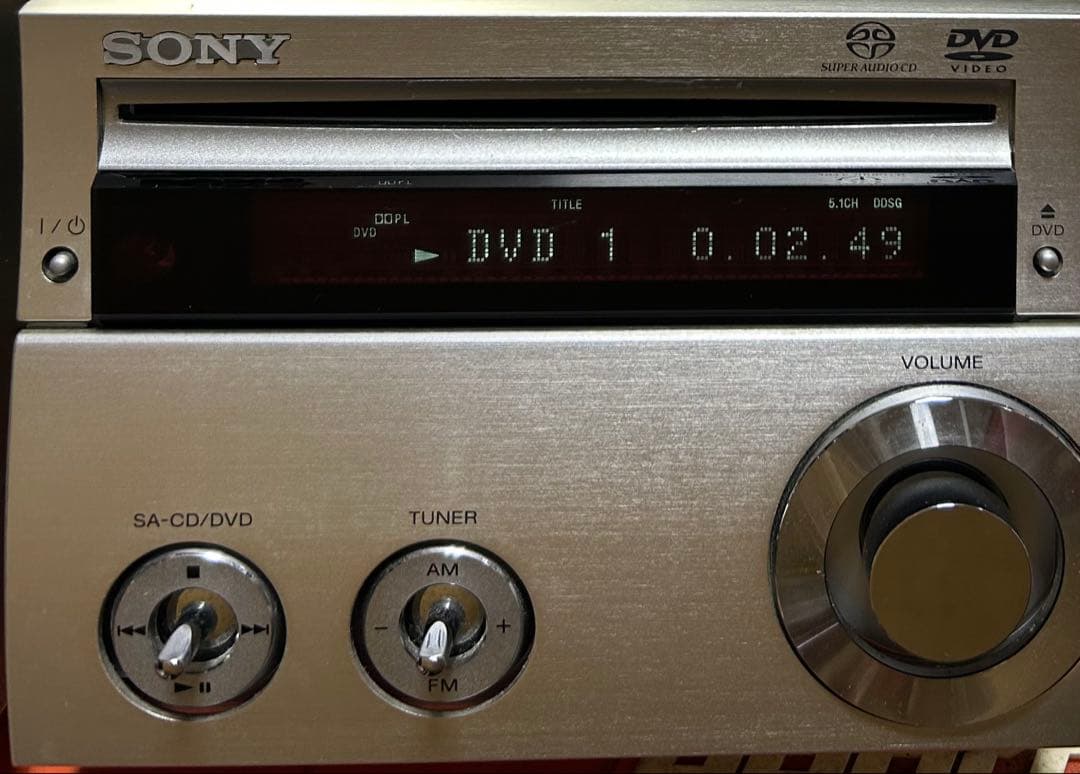 SONY CD、SACD、DVD HCD-SE9 CMT-SE9 リモコンつき