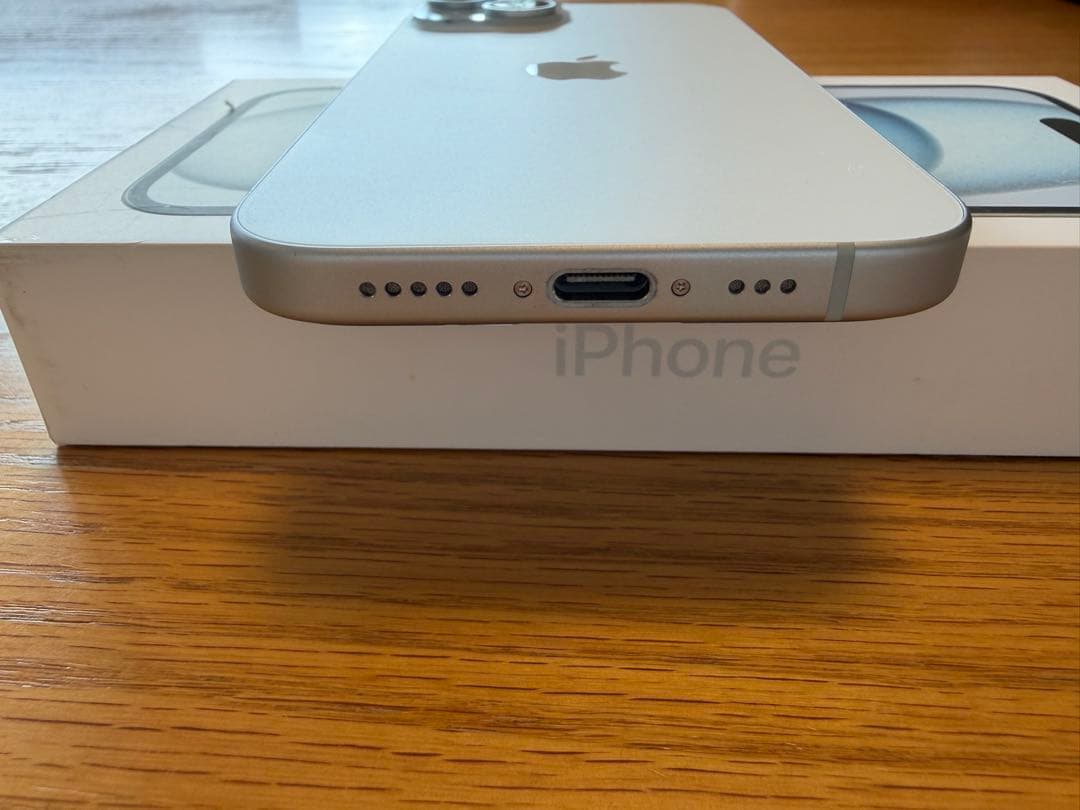 iPhone15 128GB 本体　ブルー　新品保護フィルム付き