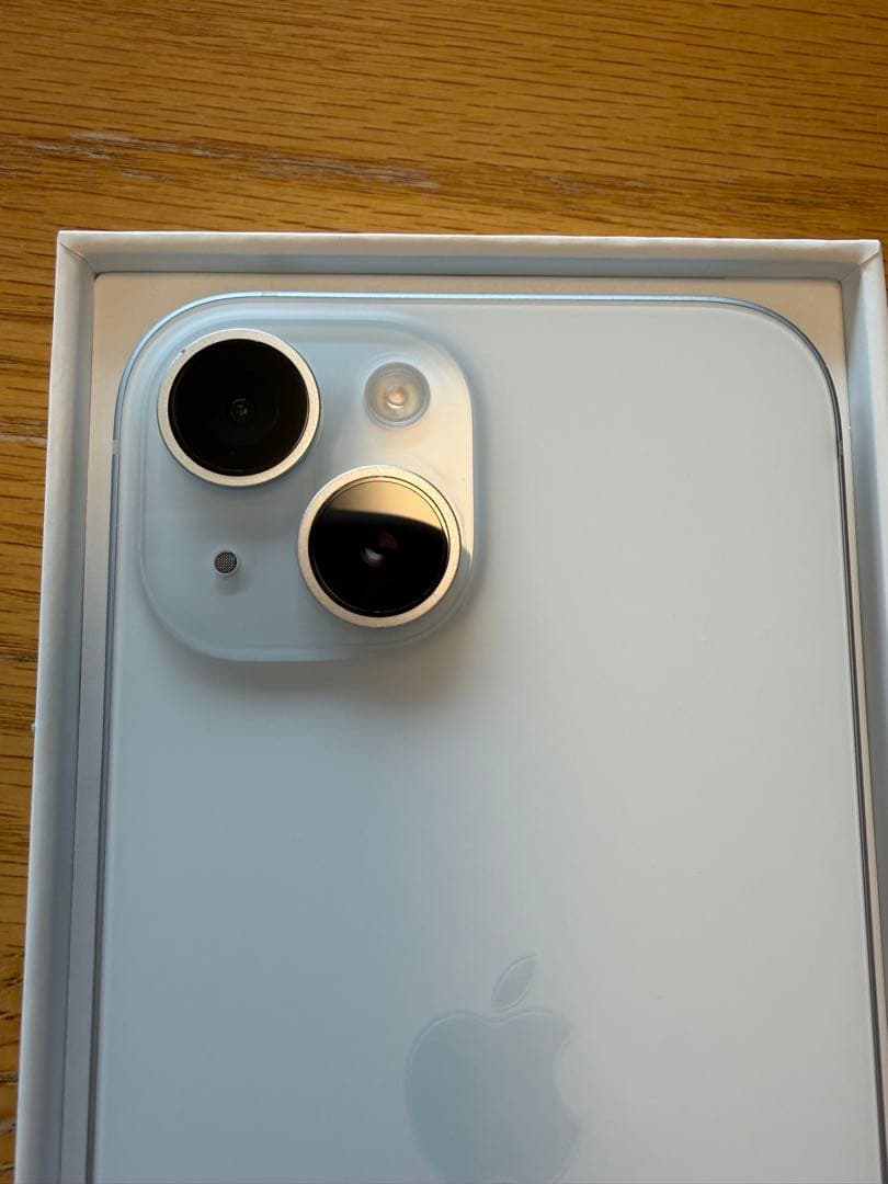 iPhone15 128GB 本体　ブルー　新品保護フィルム付き