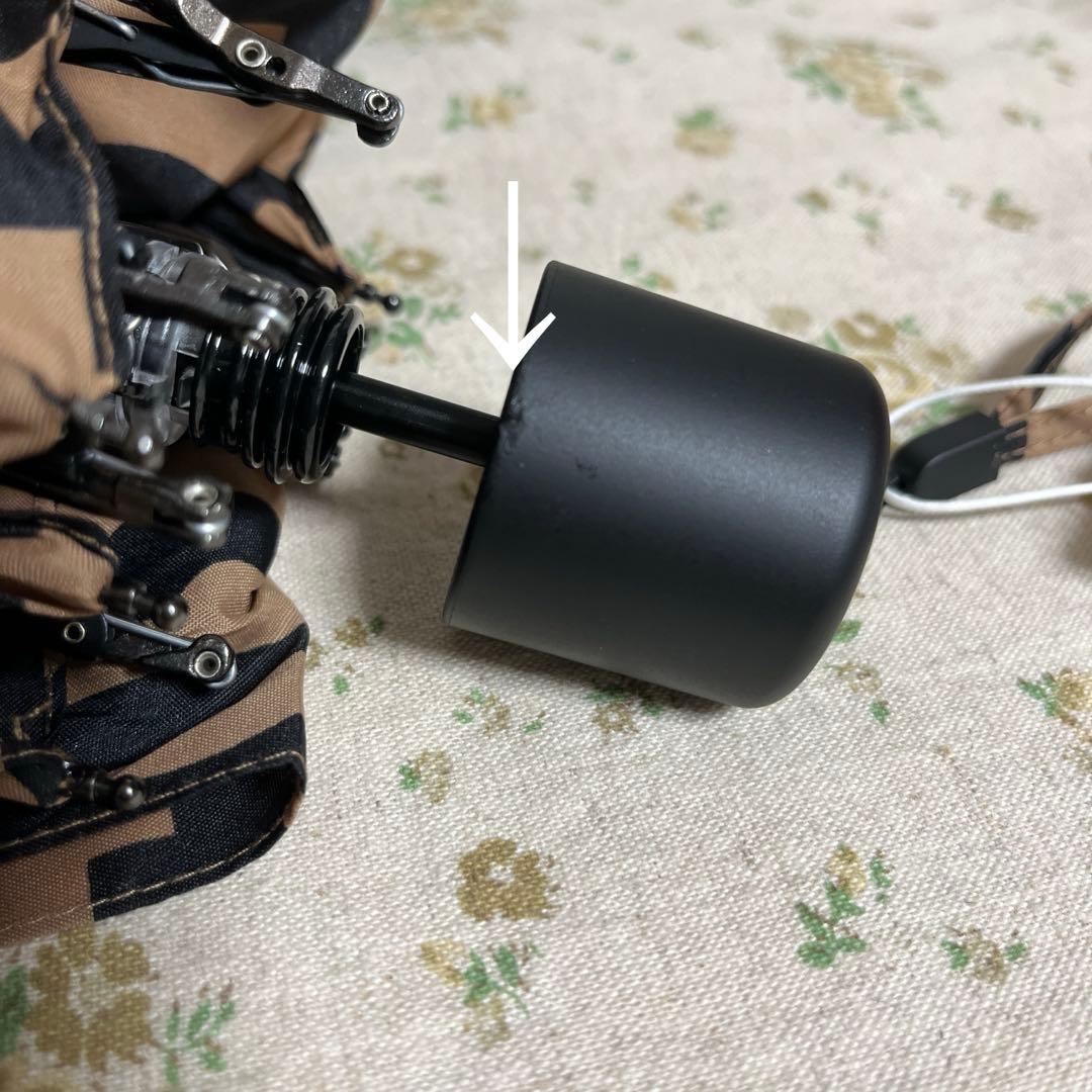 新品 マリメッコ ロゴ 折り畳み傘 ブラウン ルック