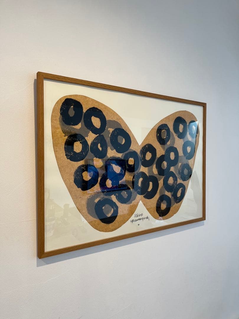 <期間限定値下げ‼️>山口一郎 絵 / 原画　蝶々 Lサイズ