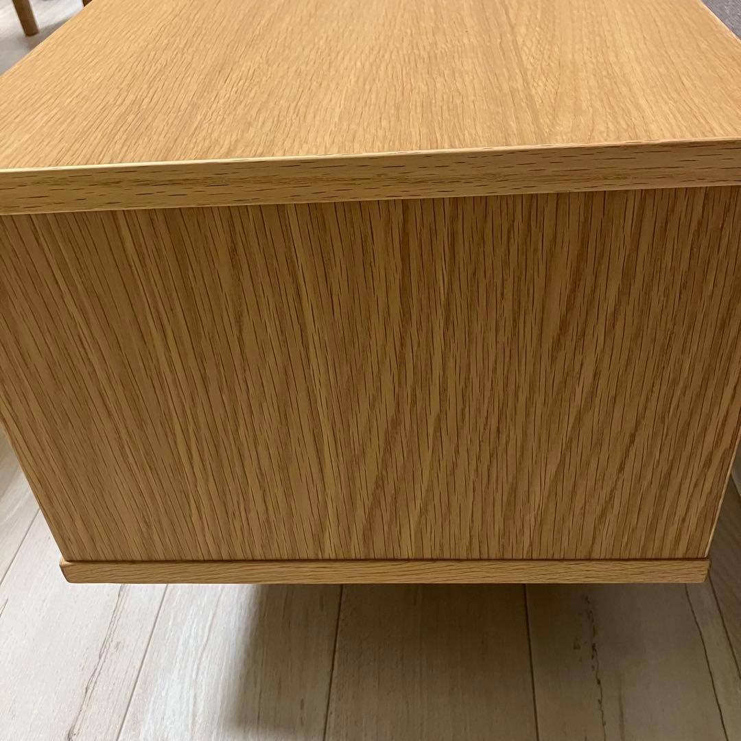 無印良品 オーク材ＡＶラック薄型（引戸） テレビボード